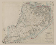 Staten Island, NY 1921 - Old Map Reprint NY Cities