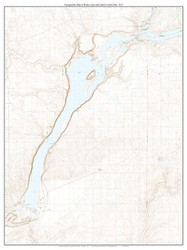 Banks Lake and Grand Coulee Dam 2017 - Custom USGS Old Topo Map - Washington State