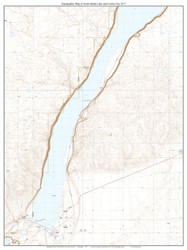 South Banks Lake and Coulee City 2017 - Custom USGS Old Topo Map - Washington State