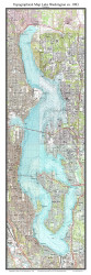Lake Washington 1983 - Custom USGS Old Topo Map - Washington State 7x7