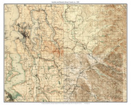 Seattle and West King County 1921 - Custom USGS Old Topo Map - Washington State 30x30