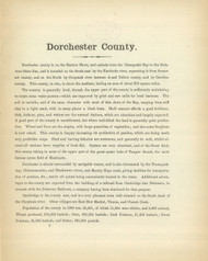Dorchester County Text, Maryland 1866 Old Map Reprint 33