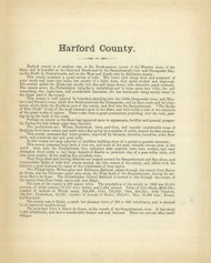 Harford County Text, Maryland 1866 Old Map Reprint 37