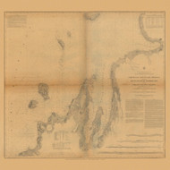Grand and Little Traverse Bays 1863 Great Lakes Survey - First Series Chart Reprint 26