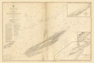 Isle Royale 1871 Great Lakes Survey - First Series Chart Reprint 38