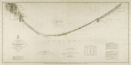 Lake Michigan Coast Chart No. 5 1876 Great Lakes Survey - First Series Chart Reprint 51