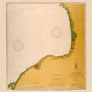Lake Ontario Chart No. 2 1878 Great Lakes Survey - First Series Chart Reprint 64