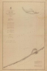 Lake Erie Chart No. 3 1879 Great Lakes Survey - First Series Chart Reprint 69