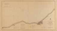 Lake Erie Chart No. 5 1880 Great Lakes Survey - First Series Chart Reprint 71