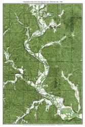 Clearwater Lake 1940 - Custom USGS Old Topo Map - Missouri