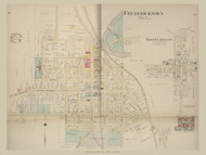 Fredericktown, Ohio 1896 Old Town Map Custom Reprint - Knox Co. 27
