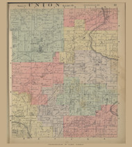 Union, Ohio 1896 Old Town Map Custom Reprint - Knox Co. 29