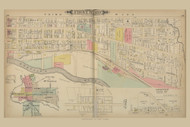 Mt. Vernon First Ward, Ohio 1896 Old Town Map Custom Reprint - Knox Co. 38
