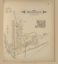 Brinkhaven, Ohio 1896 Old Town Map Custom Reprint - Knox Co. 56