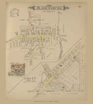Bladensburg, Ohio 1896 Old Town Map Custom Reprint - Knox Co. 59