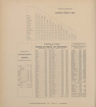 Index 2, Ohio 1875 Old Town Map Custom Reprint - Jackson Co. 3