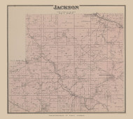 Jackson, Ohio 1875 Old Town Map Custom Reprint - Jackson Co. 5