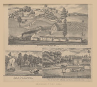 Picture - Jones Residence, Ohio 1875 Old Town Map Custom Reprint - Jackson Co. 10