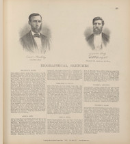 Biographical Sketches Page 1, Ohio 1875 Old Town Map Custom Reprint - Jackson Co. 18