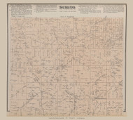 Scioto, Ohio 1875 Old Town Map Custom Reprint - Jackson Co. 21