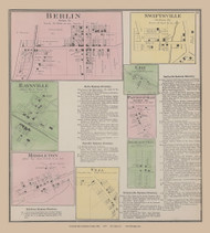Berlin, Ohio 1875 Old Town Map Custom Reprint - Jackson Co. 27