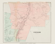 Cheshire, Massachusetts 1904 Old Town Map Custom Reprint - Berkshire Co.