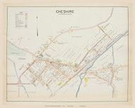 Cheshire Village, Massachusetts 1904 Old Town Map Custom Reprint - Berkshire Co.