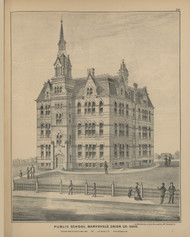 Picture- Maryville School, Ohio 1877 - Union Co. 31