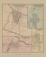 Unionville, Somersville, Pharisburg, Frankfort, Ohio 1877 - Union Co. 45