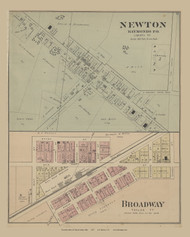 Newton and Broadway, Ohio 1877 - Union Co. 59