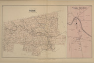 Town of York and York Centre Village, Ohio 1877 - Union Co. 100-101
