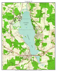 Conneaut Lake 1959 - Custom USGS Old Topo Map - Pennsylvania