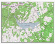 Yellow Creek Lake 1963 - Custom USGS Old Topo Map - Pennsylvania