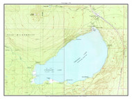 Crescent Lake 1985 - Custom USGS Old Topo Map - Oregon