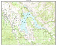 Emigrant Lake 1983 - Custom USGS Old Topo Map - Oregon