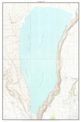 Lake Albert 1968 - Custom USGS Old Topo Map - Oregon