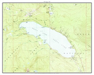 Odell Lake 1985 - Custom USGS Old Topo Map - Oregon