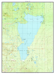 Waldo Lake 1986 - Custom USGS Old Topo Map - Oregon