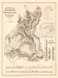 Johnstown 1876 - Old Map Reprint PA Cities