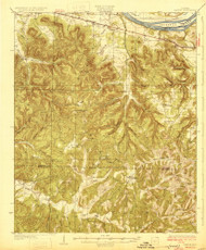 Barton, Alabama 1929 (1929) USGS Old Topo Map Reprint 15x15 AL Quad 305483
