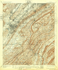 Bessemer Iron District, Alabama 1907 (1932) USGS Old Topo Map Reprint 15x15 AL Quad 305497