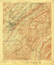 Bessemer Iron District, Alabama 1907 (1915) USGS Old Topo Map Reprint 15x15 AL Quad 305496