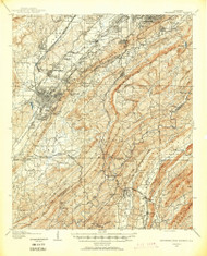 Bessemer Iron District, Alabama 1905 (1905) USGS Old Topo Map Reprint 15x15 AL Quad 305495