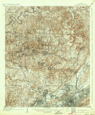 Birmingham Coal District, Alabama 1906 (1934) USGS Old Topo Map Reprint 15x15 AL Quad 305503