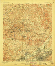 Birmingham Special, Alabama 1906 (1906) USGS Old Topo Map Reprint 15x15 AL Quad 305506