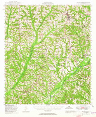 Brundidge, Alabama 1948 (1965) USGS Old Topo Map Reprint 15x15 AL Quad 305517