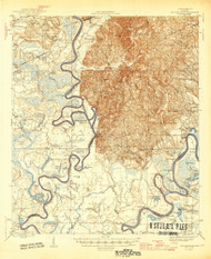 Choctaw Bluff, Alabama 1946 (1946) USGS Old Topo Map Reprint 15x15 AL Quad 305530