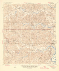 Citronelle, Alabama 1946 (1946) USGS Old Topo Map Reprint 15x15 AL Quad 464335