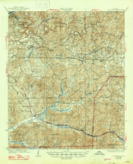 Cottondale, Alabama 1934 (1947) USGS Old Topo Map Reprint 15x15 AL Quad 305542