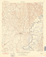 Eutaw, Alabama 1931 (1950) USGS Old Topo Map Reprint 15x15 AL Quad 464376